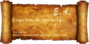 Engelhardt Antónia névjegykártya